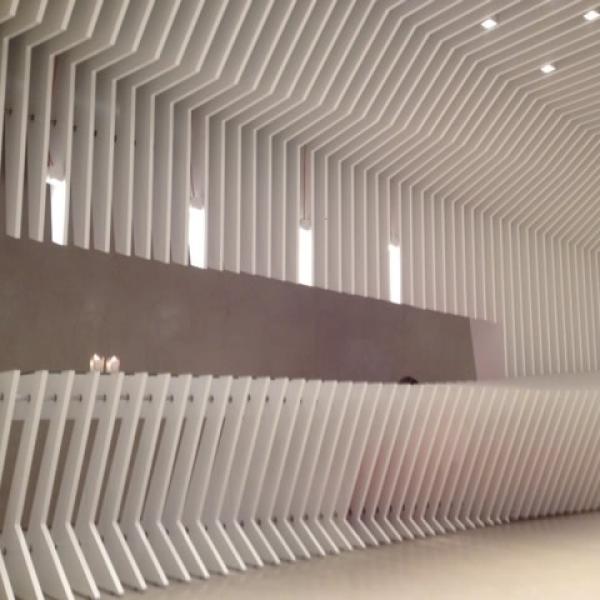 Lobby design for a shipping company