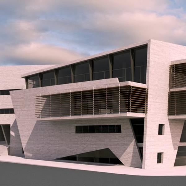 Office and cultural building in Metaxourgio