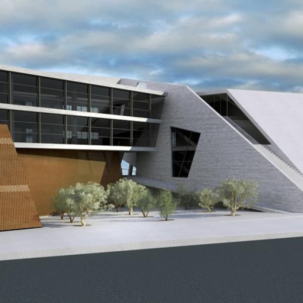 Office and cultural building in Metaxourgio