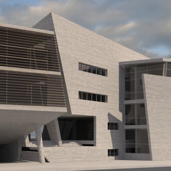Office and cultural building in Metaxourgio