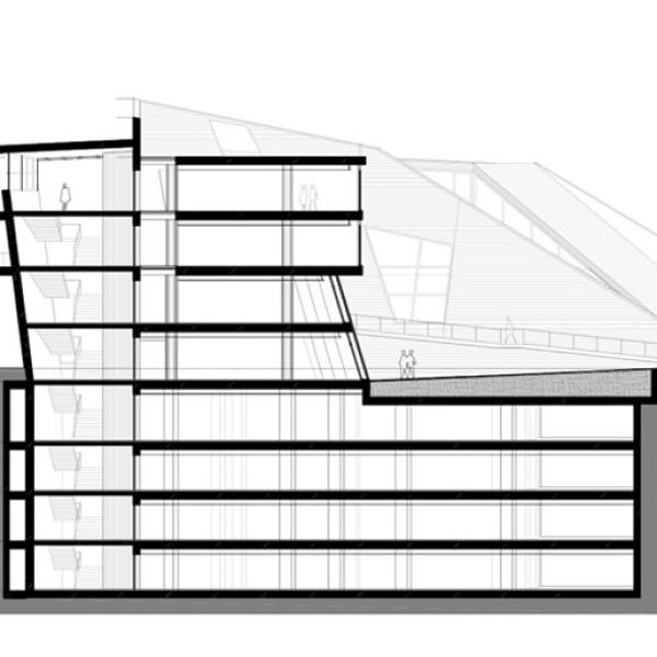 Office and cultural building in Metaxourgio