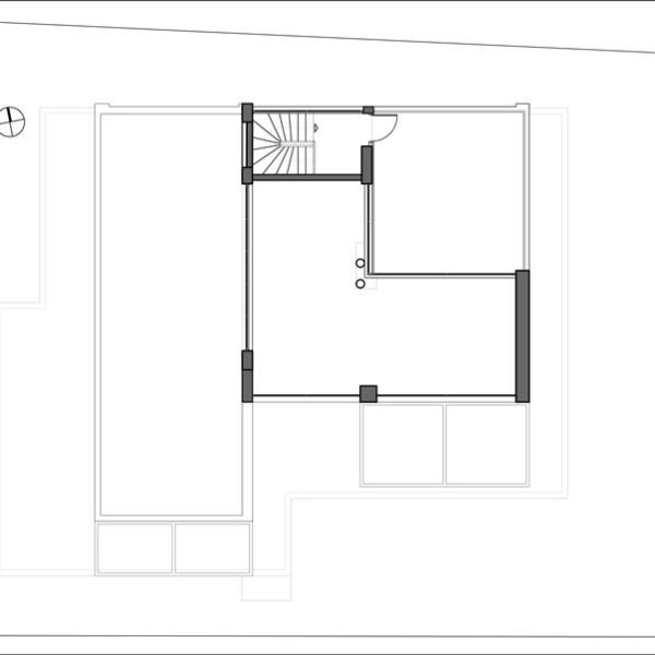 Two storey addition in a house in Palaio Psichiko