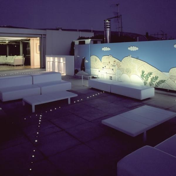 Penthouse and roof garden in Athens