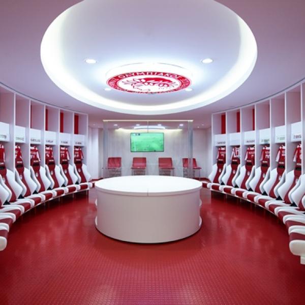 Olympiacos FC changing room