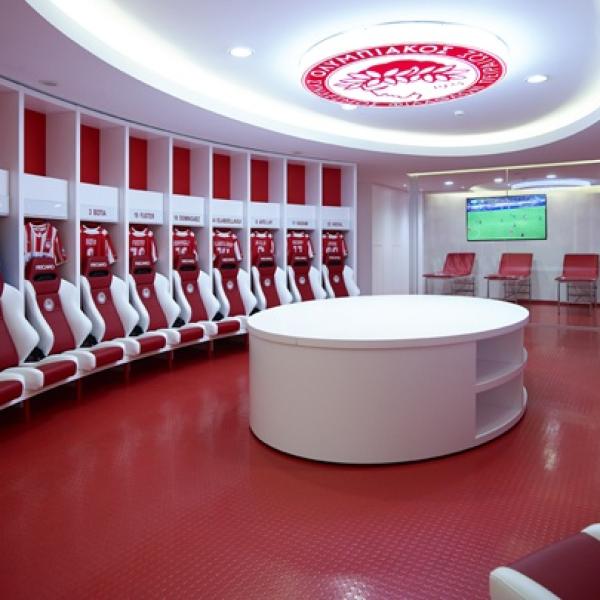 Olympiacos FC changing room